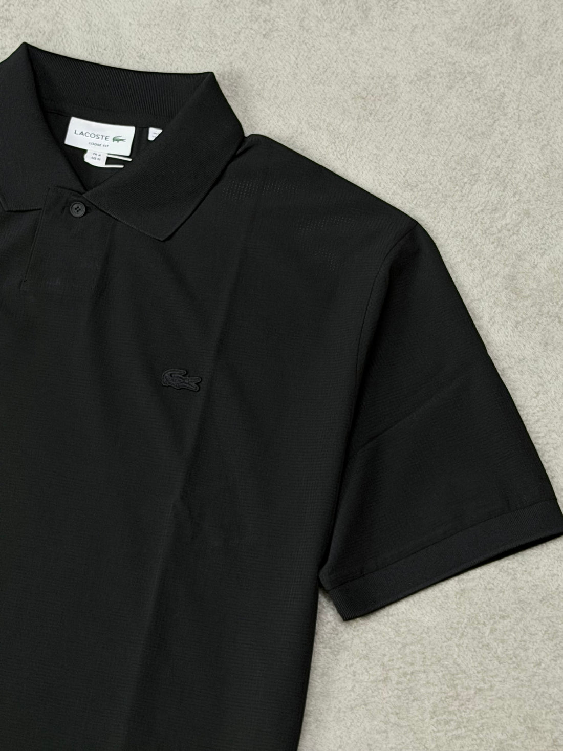 Polo Lacoste Paris All Black